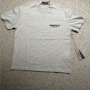 Essentials Light Oatmeal Short Sleeve Tee